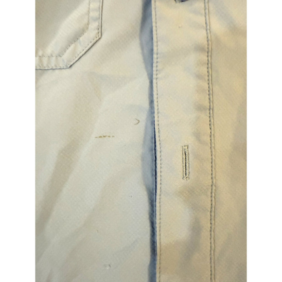 Realtree Fishing Shirt Mens XL Blue Short Sleeve Vented Outdoor Lightweight Logo - Picture 5 of 5